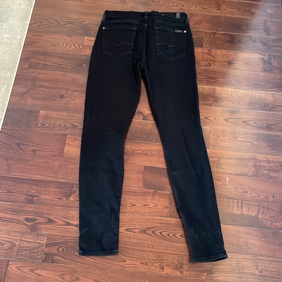 7 for all Mankind Black Skinny Jeans - Picture 6 of 6